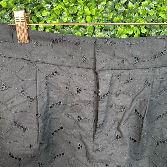 Black Eyelet Shirt and Short Set NWT - Picture 8 of 13